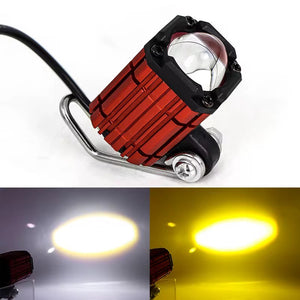 Dual color Projector lens | Led Spotlight for all bikes (Pack of 2)