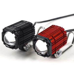 Dual color Projector lens | Led Spotlight for all bikes (Pack of 2)