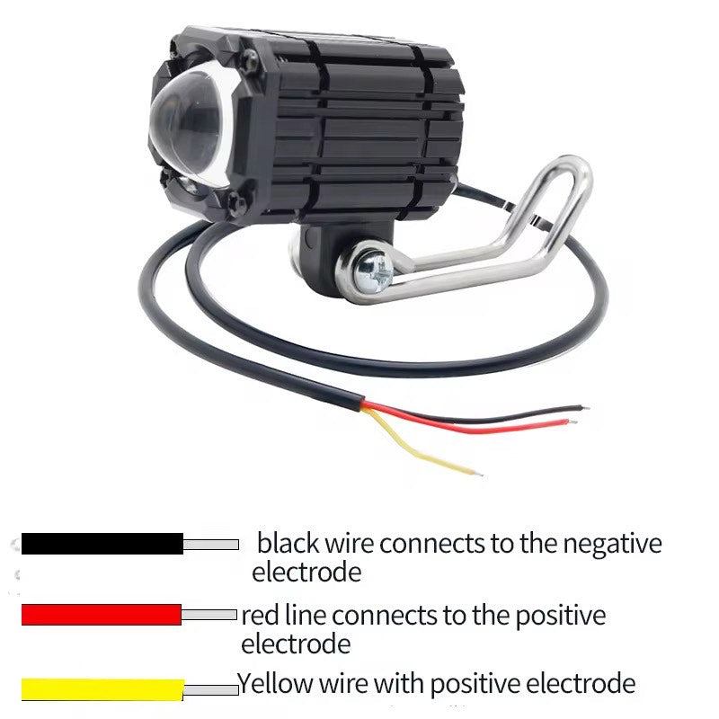 Dual color Projector lens | Led Spotlight for all bikes (Pack of 2)