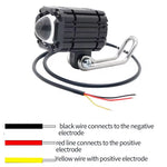 Dual color Projector lens | Led Spotlight for all bikes (Pack of 2)