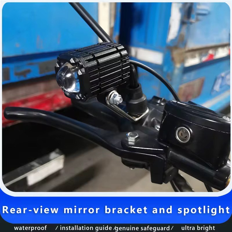 Dual color Projector lens | Led Spotlight for all bikes (Pack of 2)