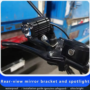 Dual color Projector lens | Led Spotlight for all bikes (Pack of 2)