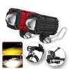 Dual color Projector lens | Led Spotlight for all bikes (Pack of 2)