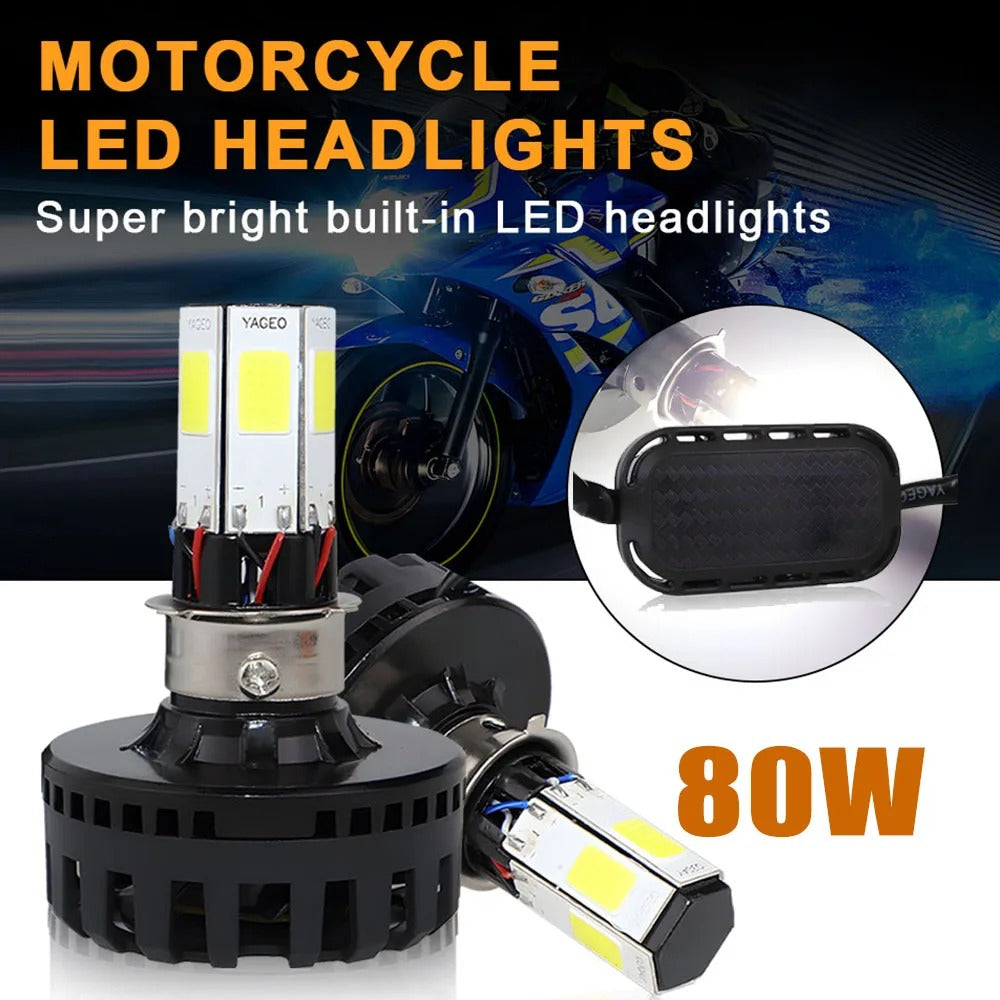 Vayani Autos™ Motorcycle bulb headlight LED H4 HS1 BA20D P15D
