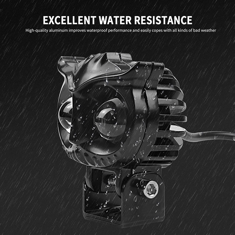 Owl Design Dual Color Led Motorcycle Fog Light