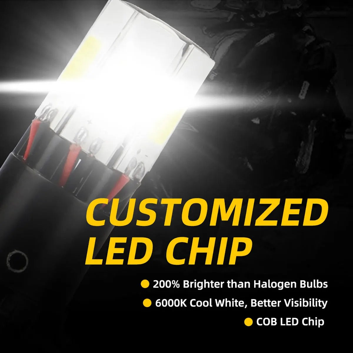 Vayani Autos™ BA20D Angel Eye LED Spotlight
