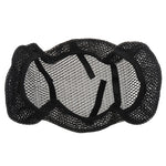 3D Black Motorcycle Electric Bike Mesh Net Seat Cover Breathable Protector