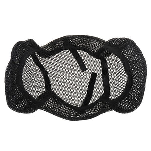 3D Black Motorcycle Electric Bike Mesh Net Seat Cover Breathable Protector
