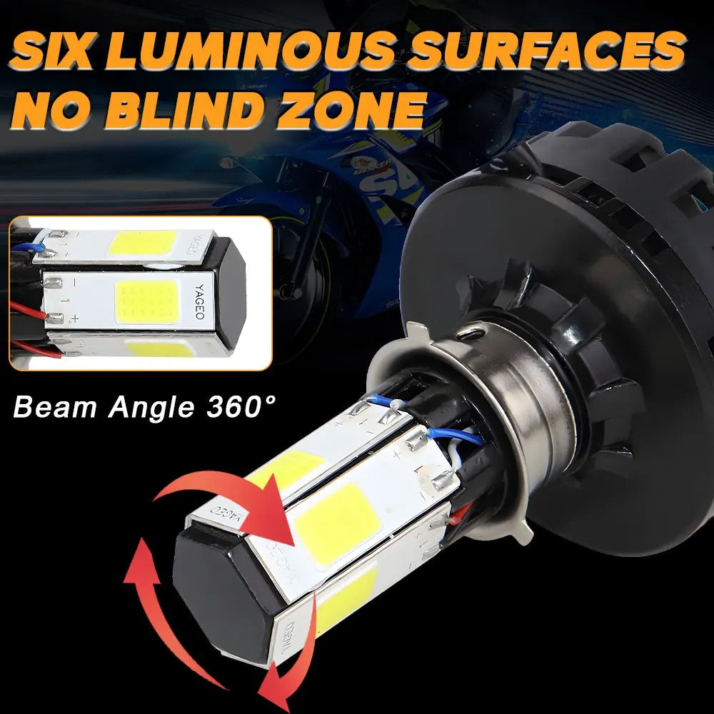 Vayani Autos™ Motorcycle bulb headlight LED H4 HS1 BA20D P15D