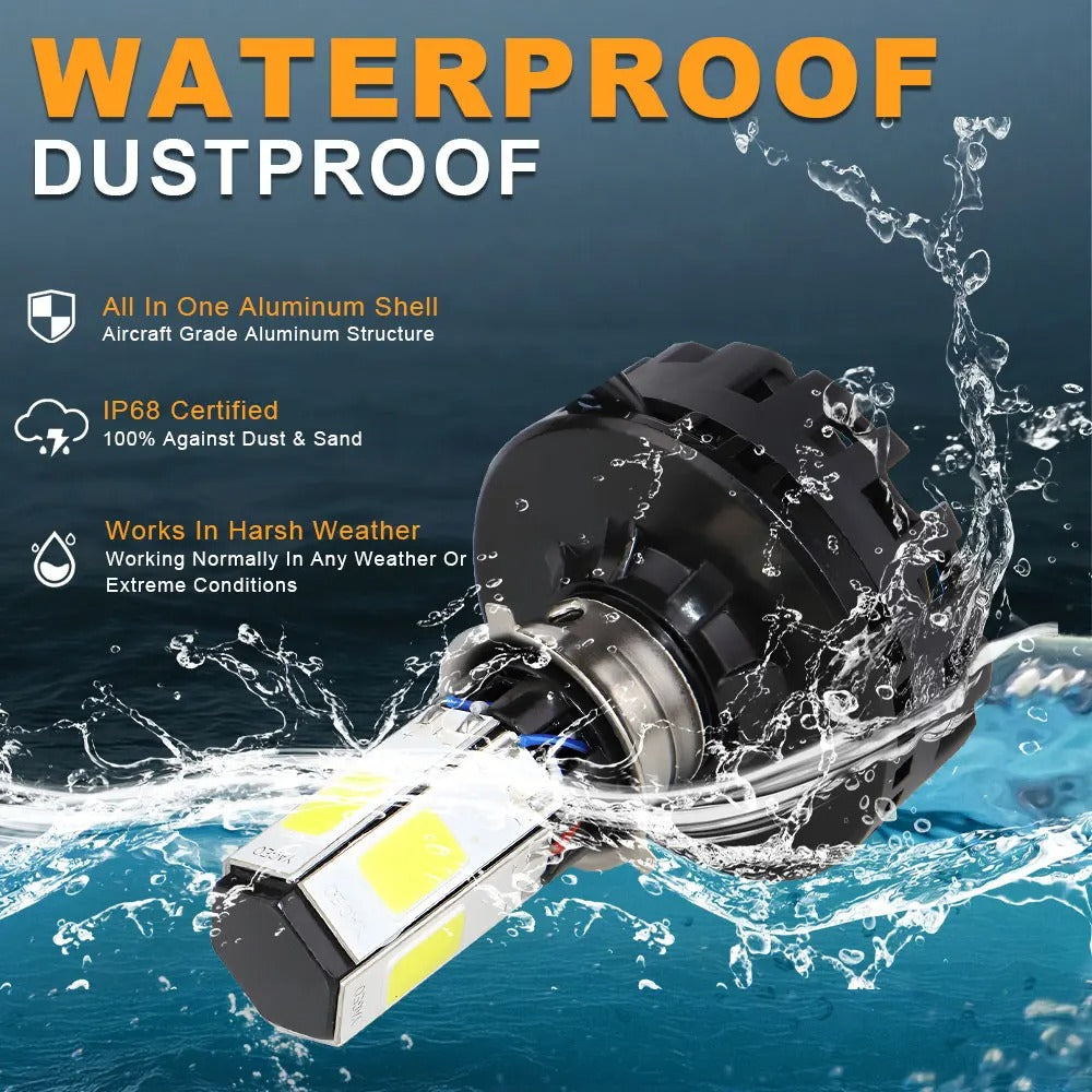 Vayani Autos™ Motorcycle bulb headlight LED H4 HS1 BA20D P15D