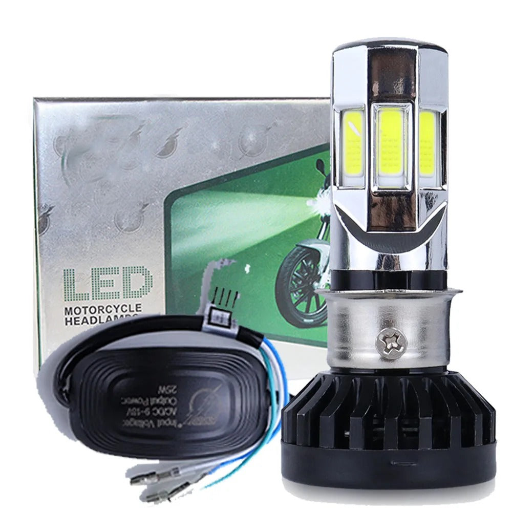 Vayani Autos™ Motorcycle bulb headlight LED H4 HS1 BA20D P15D
